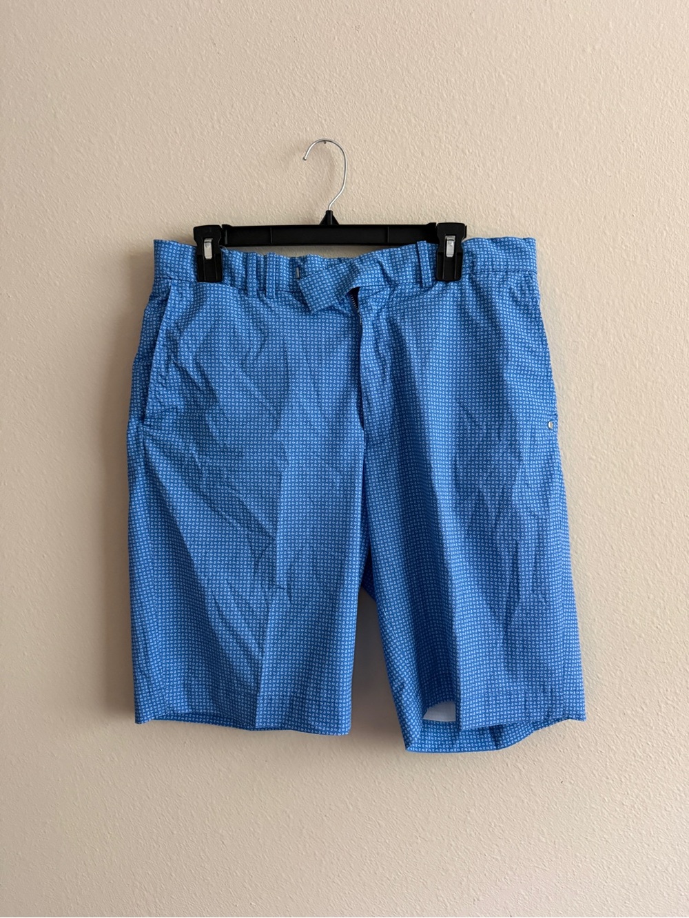 Ralph Lauren Light Blue Patterned Athletic Shorts